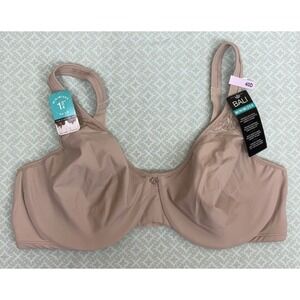 Bali 40‎ D Bra Beige /Tan/Nude Minimizer Underwire Back Closure 3385 NEW